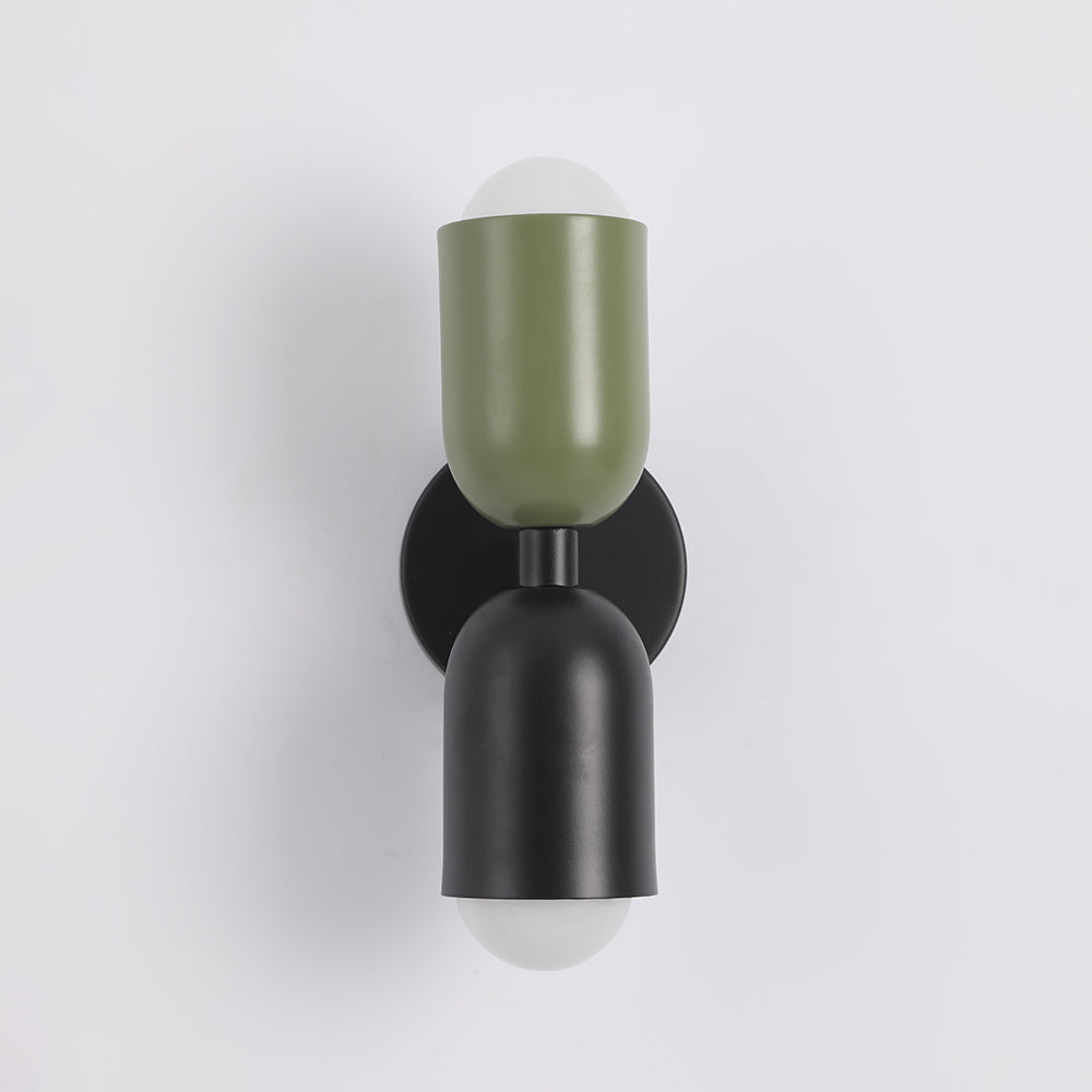 Kira Applique Murale Cylindre Scandinave Métal Coloré Salon - Neutralighting