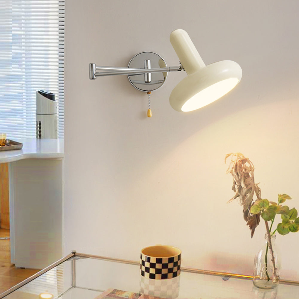 Arisha Applique Murale Orientable Scandinave, Métal, Blanc, Salon - Neutralighting