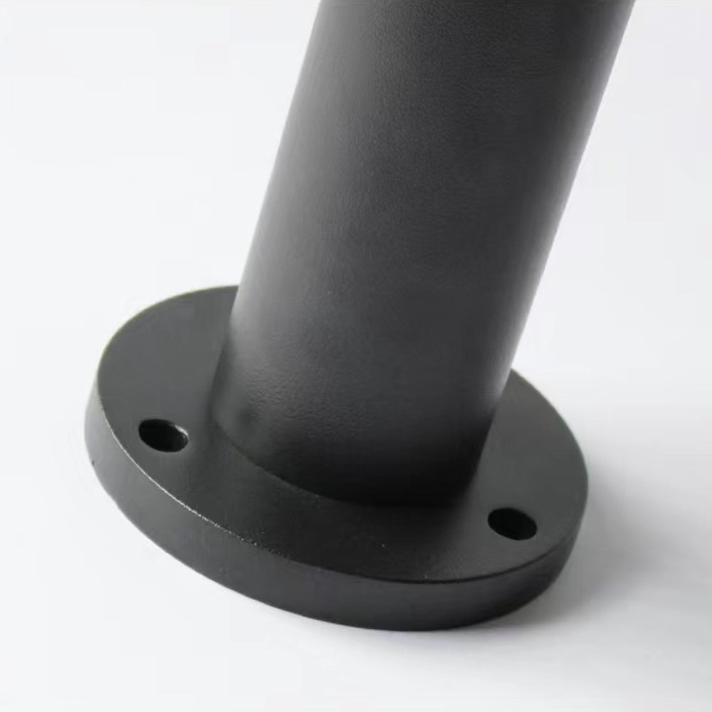 Ray Borne Extérieure Cylindre Contemporaine, Métal, Noir, Jardin - Neutralighting