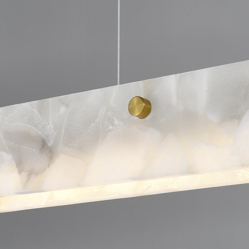 Ray Moderne LED Suspension Blanc Marble Salle À Manger/Bar - Neutralighting