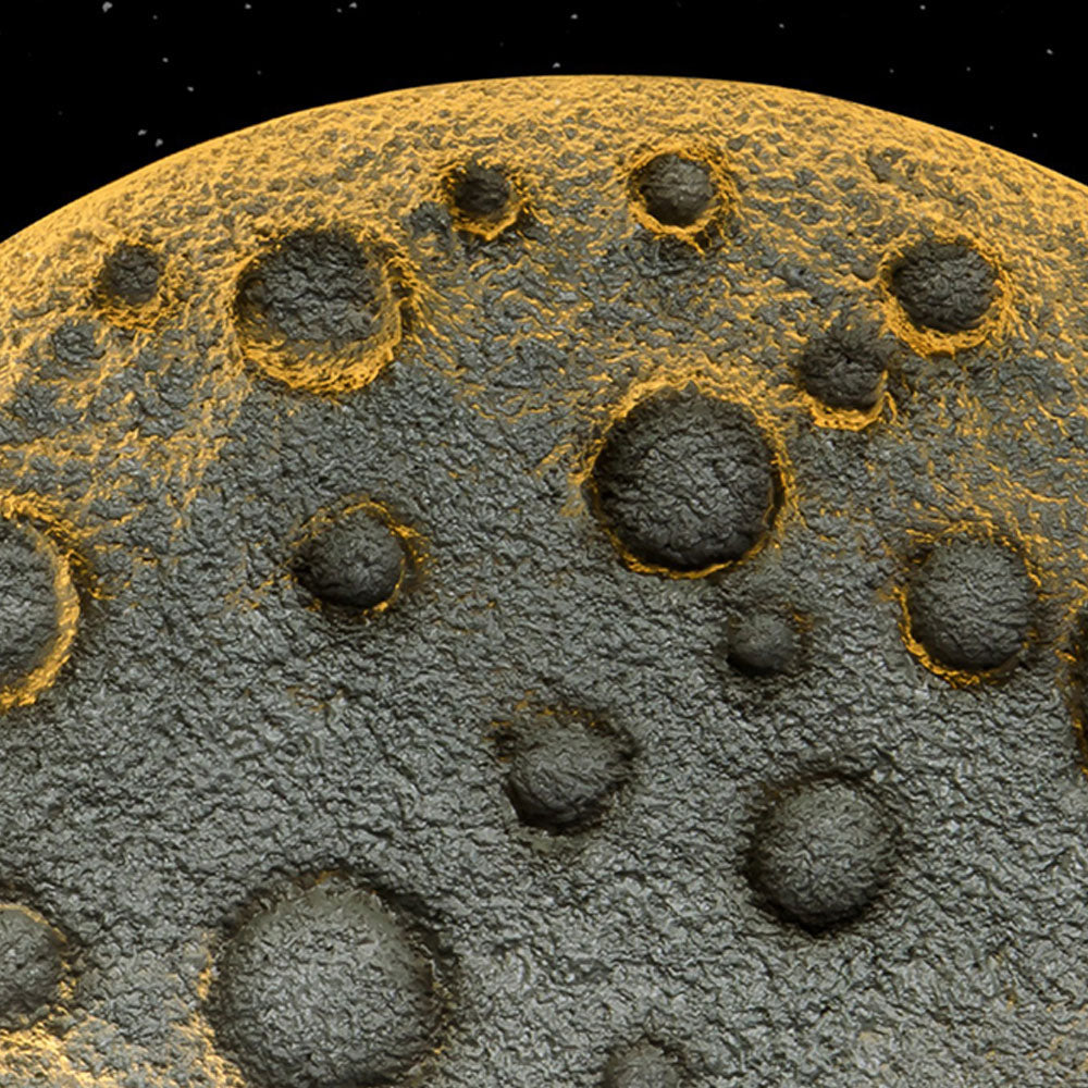 Aria Applique Murale Astronaute Rounde Lune, Métal, Chambre/Salon - Neutralighting