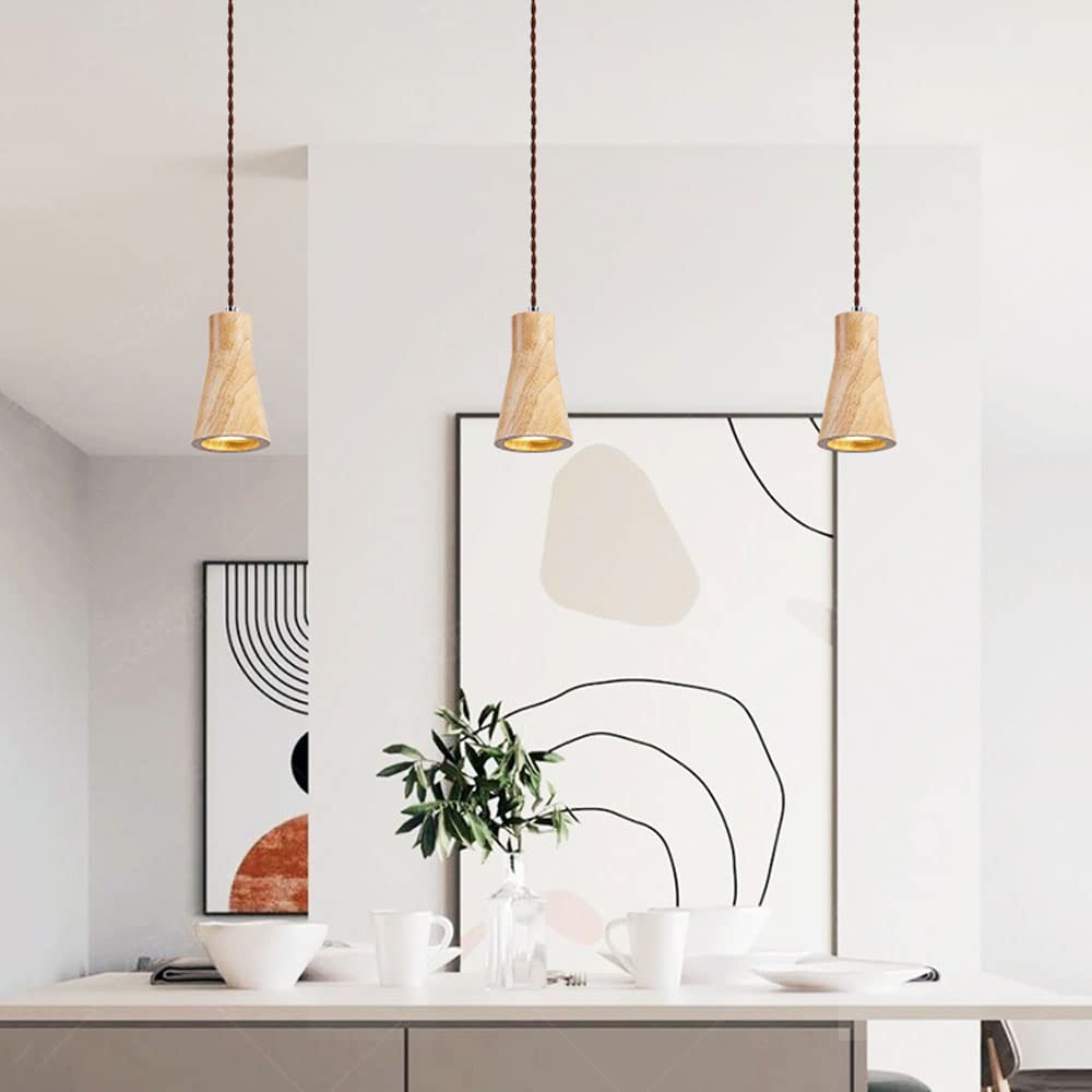 Muto Cottage Installer LED Suspension Bois Cuisine/Chambre à coucher - Neutralighting