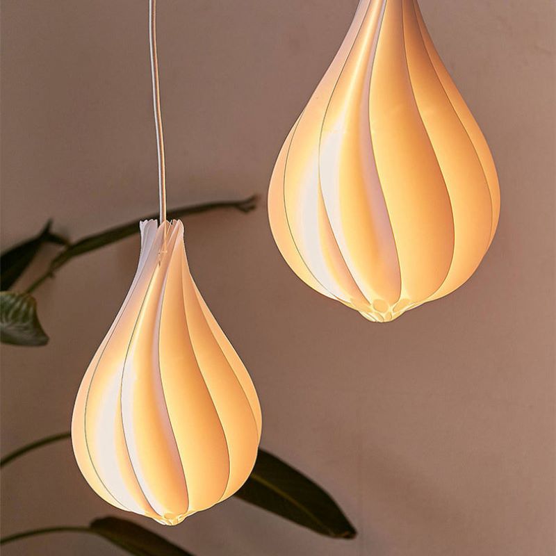 Valentina Suspension en Forme de Bourgeon Nordique Résine Salon - Neutralighting