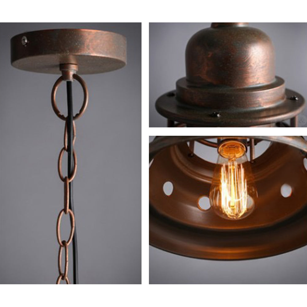 Silva Industrielle Design Luminaires Suspensions Dôme Rétro Métal Salle à Manger/Chambre - Neutralighting