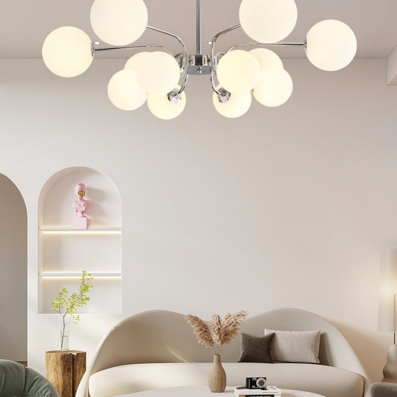 Valentina Moderne LED Lustre Chromé/Or Salon/Chambre À Coucher