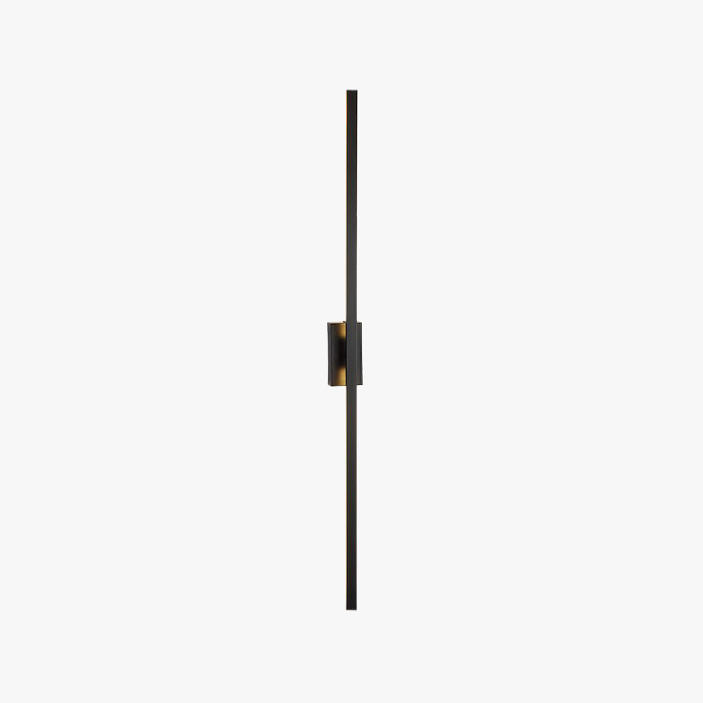 Arisha Longue Intérieur LED Applique Murale Linéaire Moderne Métal Noir Salle de Bain - Neutralighting