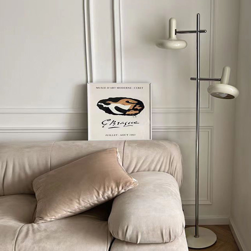 Arisha Design Intérieur Lampadaire Moderne Métal Blanc Bureau/Chambre