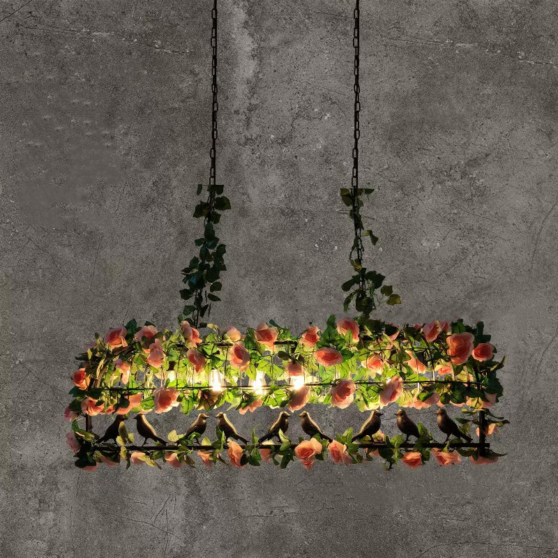 Silva Art LED Suspension Vert Métal Bois Salle à manger Salon - Neutralighting