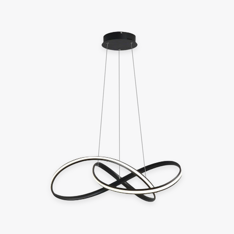 Arisha Luminaires Suspension d'anneaux Contemporains Minimaliate, Métal - Neutralighting