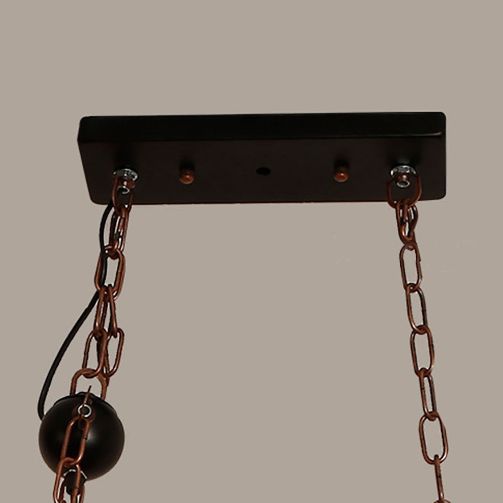 Epoch Suspension Guitare Vintage, Metal/Bois, Marron, Chambre - Neutralighting