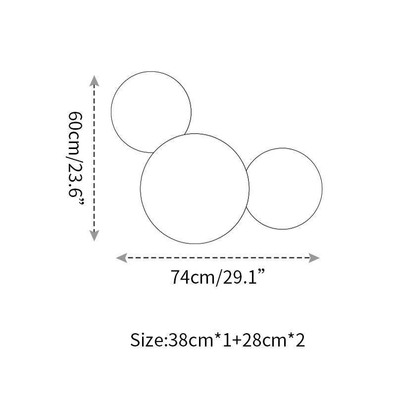 Megan Applique murale à disque géométrique - Neutralighting