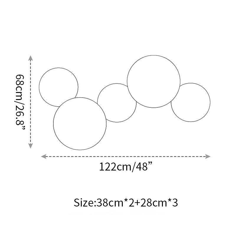 Megan Applique murale à disque géométrique - Neutralighting