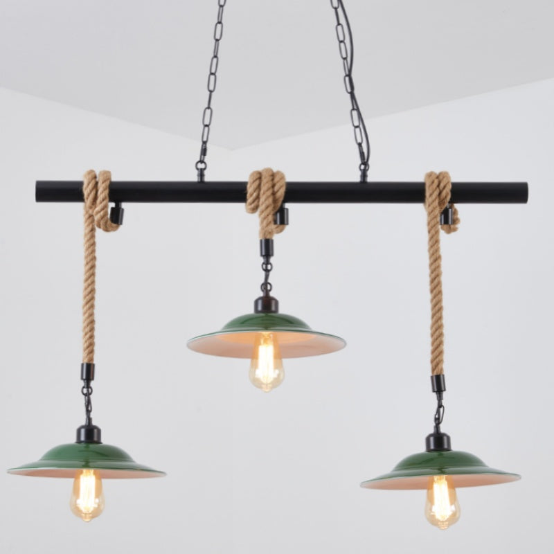 Epoch Vintage LED Suspension Vert Métal Cuisine/Salon/Salle À Manger - Neutralighting