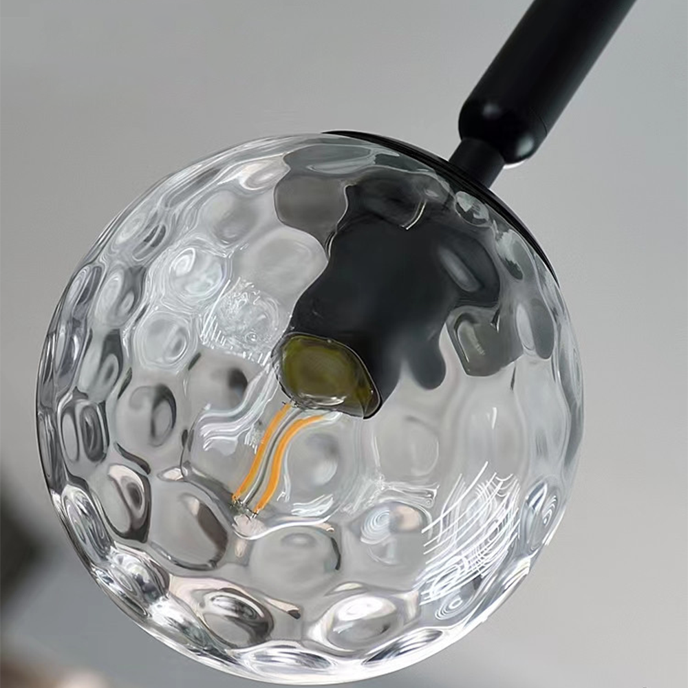 Valentina Suspension Moderne Bulle Métal Verre Salle à Manger - Neutralighting
