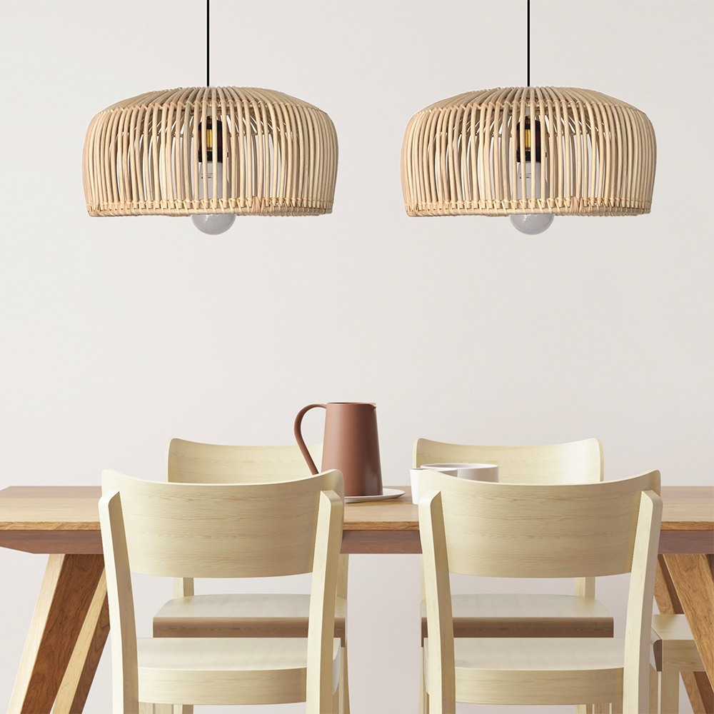 Ritta Noix de Coco Bosquet Suspension Rotin Chambre à Coucher Salle à Manger - Neutralighting