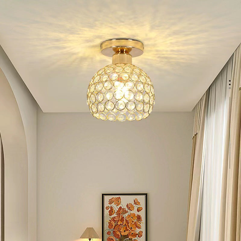 Arisha Moderne Plafonnier Métal Verre Chambre À Coucher