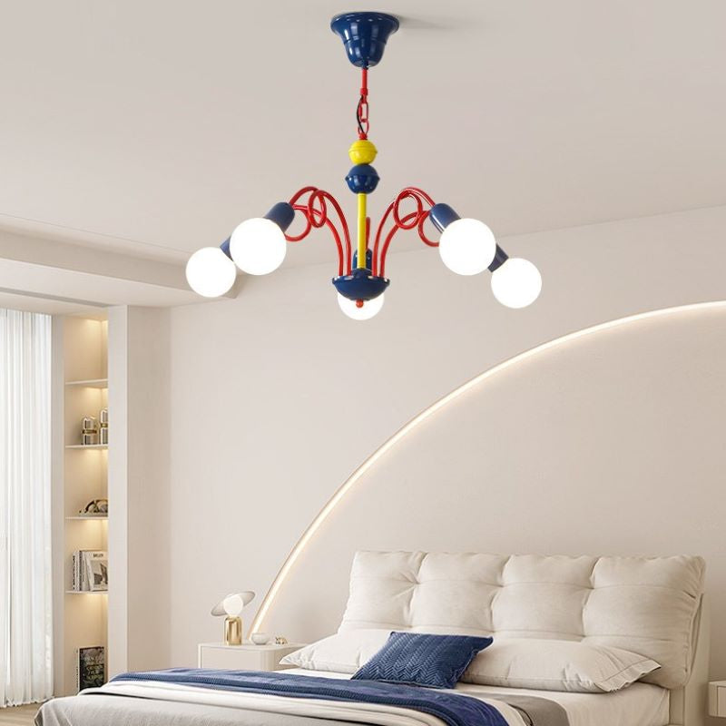 Valentina Lustre Moderne LED Mélange de Correspondance Sphérique Chambre D'enfant