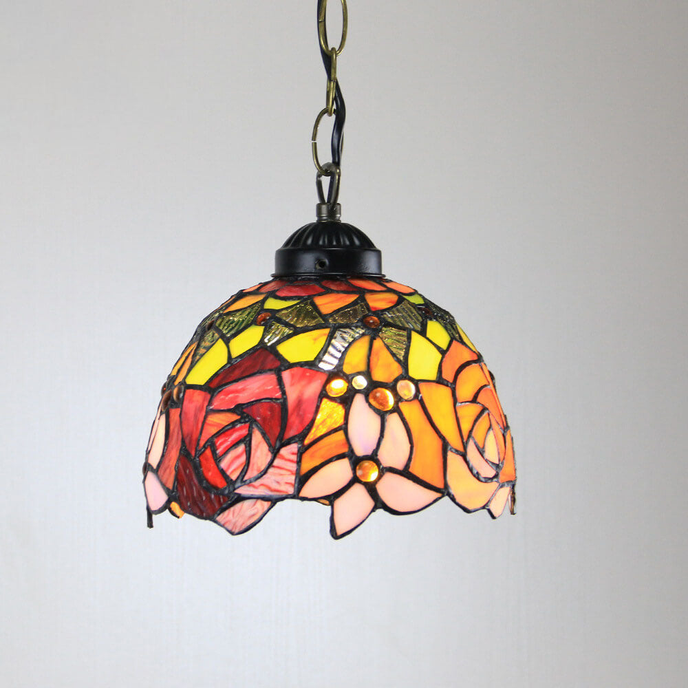 Tiffany Cottage LED Suspension Métal Verre Chambre À Coucher/Salon - Neutralighting