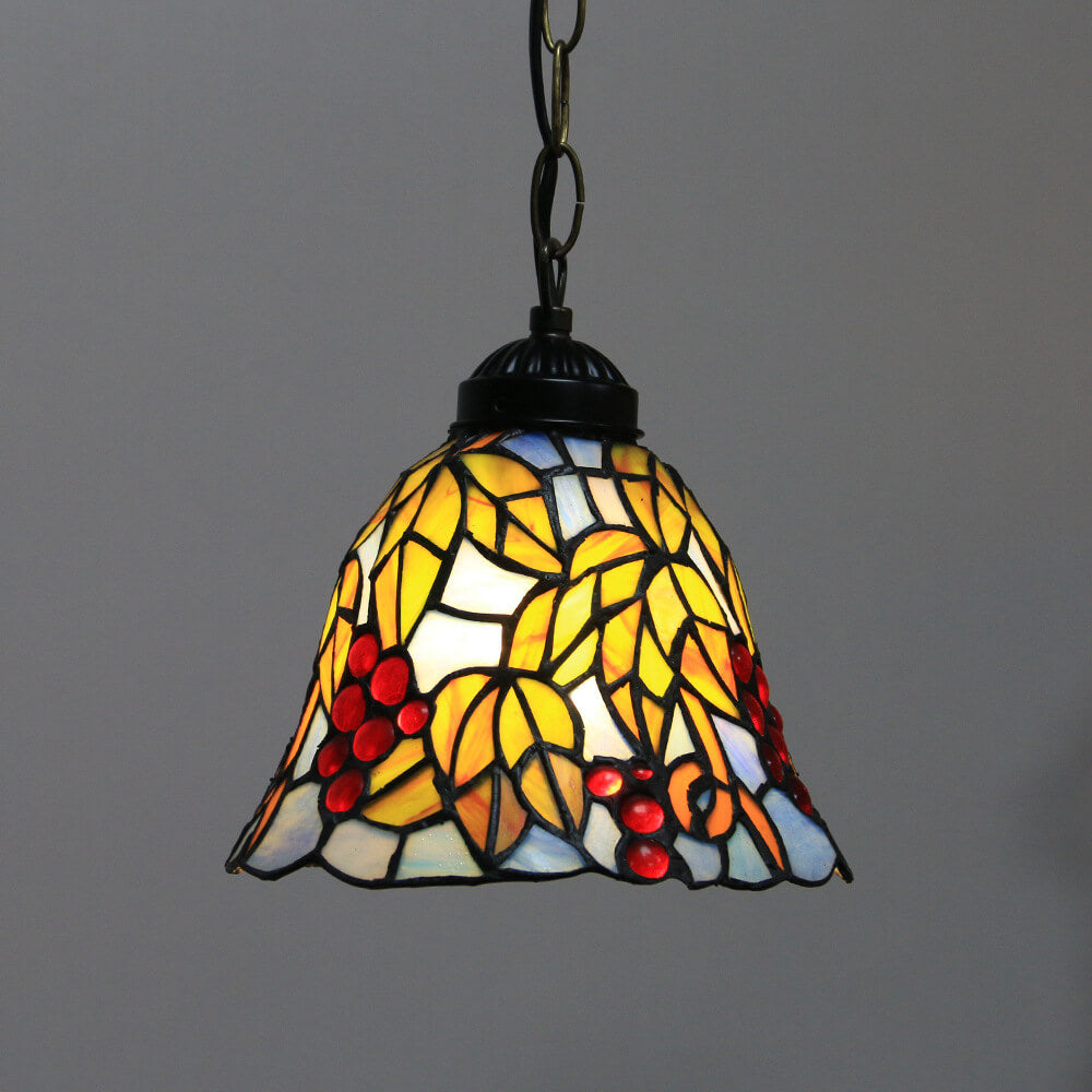 Tiffany Cottage LED Suspension Métal Verre Chambre À Coucher/Salon - Neutralighting