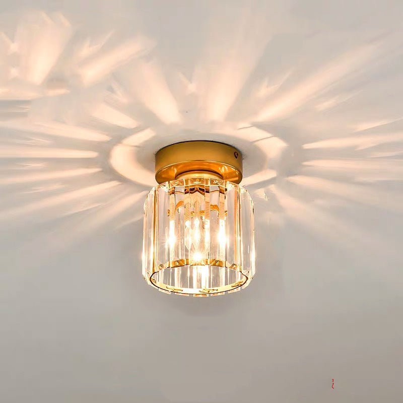 Arisha Moderne Plafonnier Métal Verre Chambre À Coucher