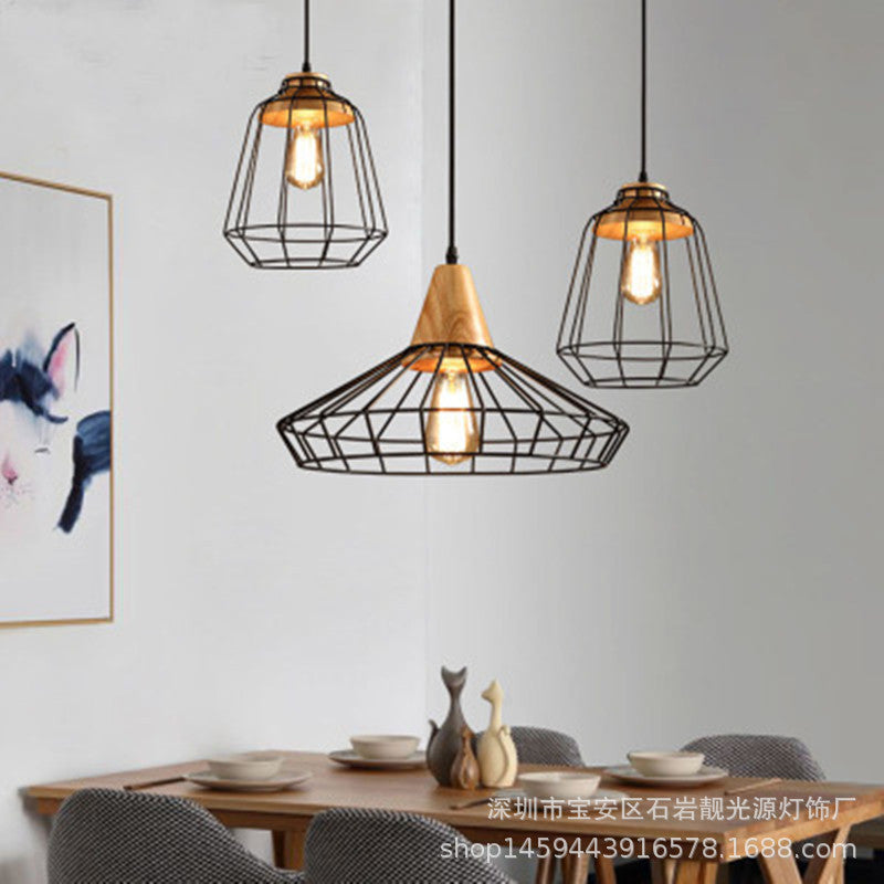 Silva Industriel Minimaliste Suspension Métal Salon - Neutralighting