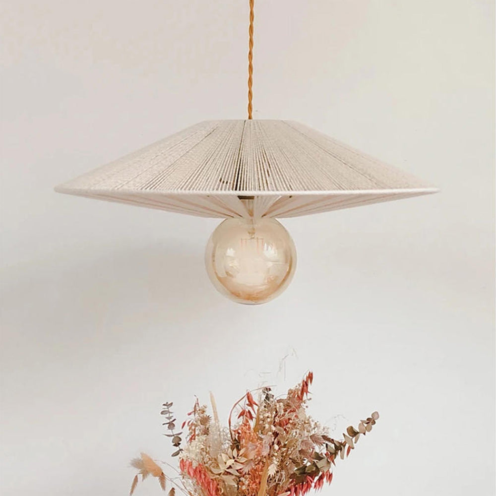 Ritta Cristal Métal Ficelle Suspension Salle à Manger - Neutralighting
