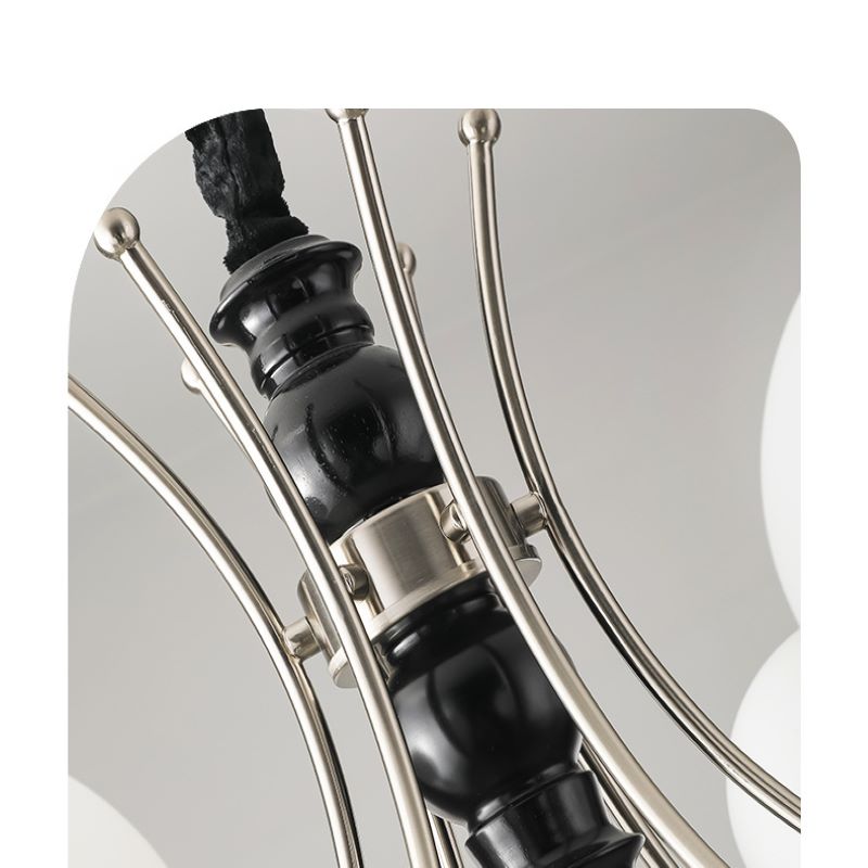 Valentina Suspension Luminaire LED Vintage Blanc Verre Salon - Neutralighting