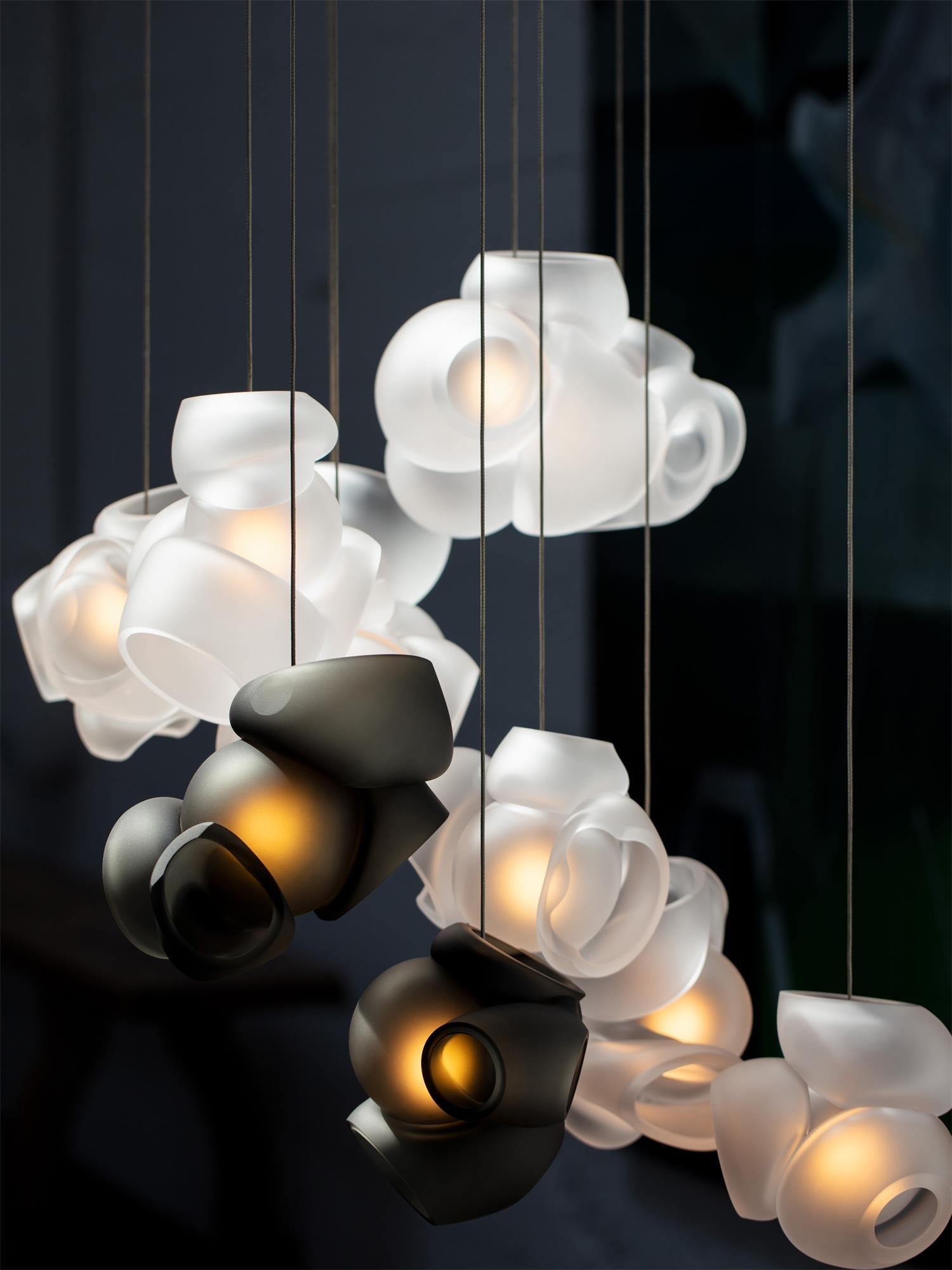 Ushaor Individual Creativity Glass Pendant Light - Lamp Copper