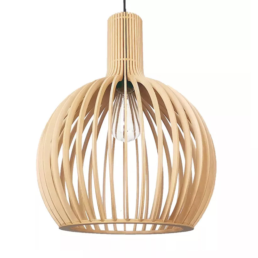 Inosa Suspension Design en Bois Sculpté Naturel Salle à Manger - Neutralighting