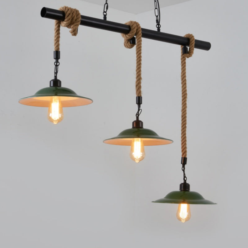 Epoch Vintage LED Suspension Vert Métal Cuisine/Salon/Salle À Manger - Neutralighting