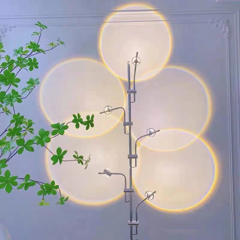 Mira Lampadaire Linéaire Minimaliste, Blanc Chaud/Naturel, Salon