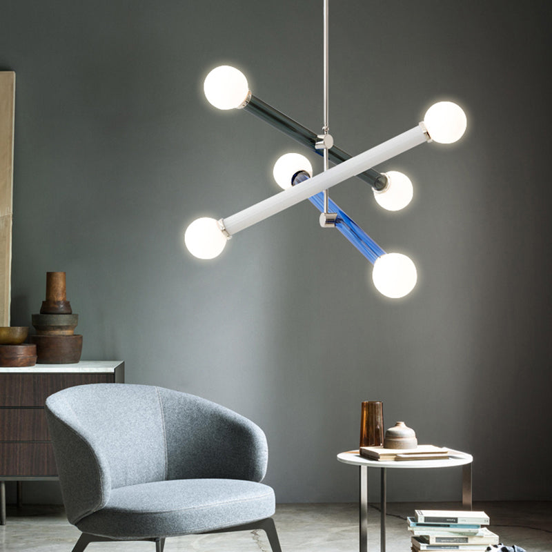 Arisha Suspension Ajustable Modern, Metal/Glass, Salon/Chambre à Coucher - Neutralighting