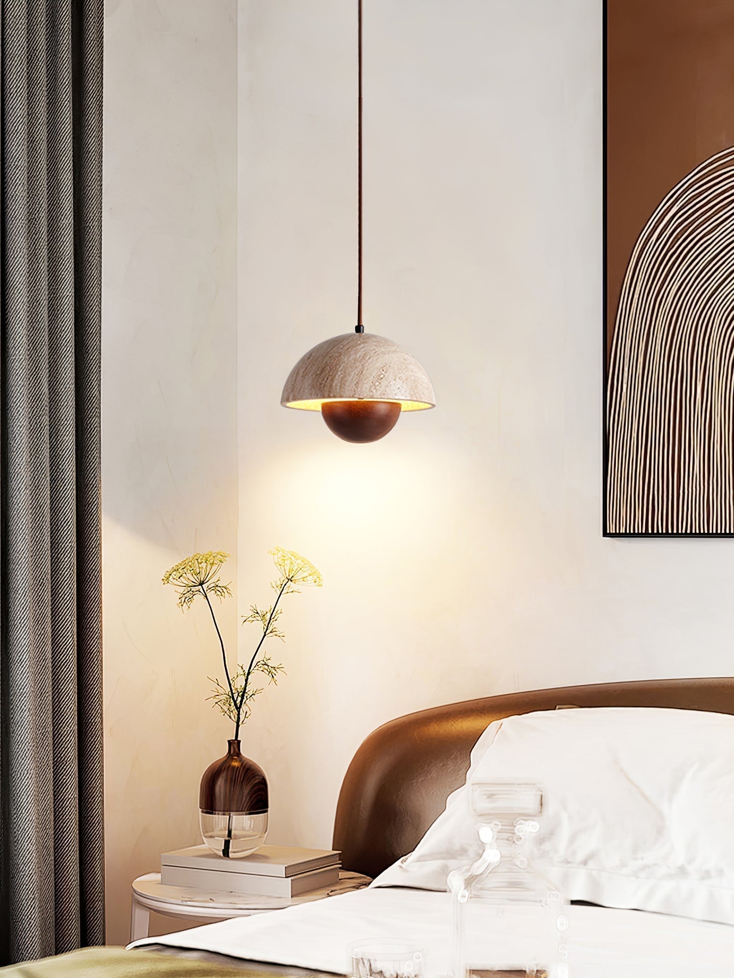Ersile Travertine Pendant Light - Letslighting