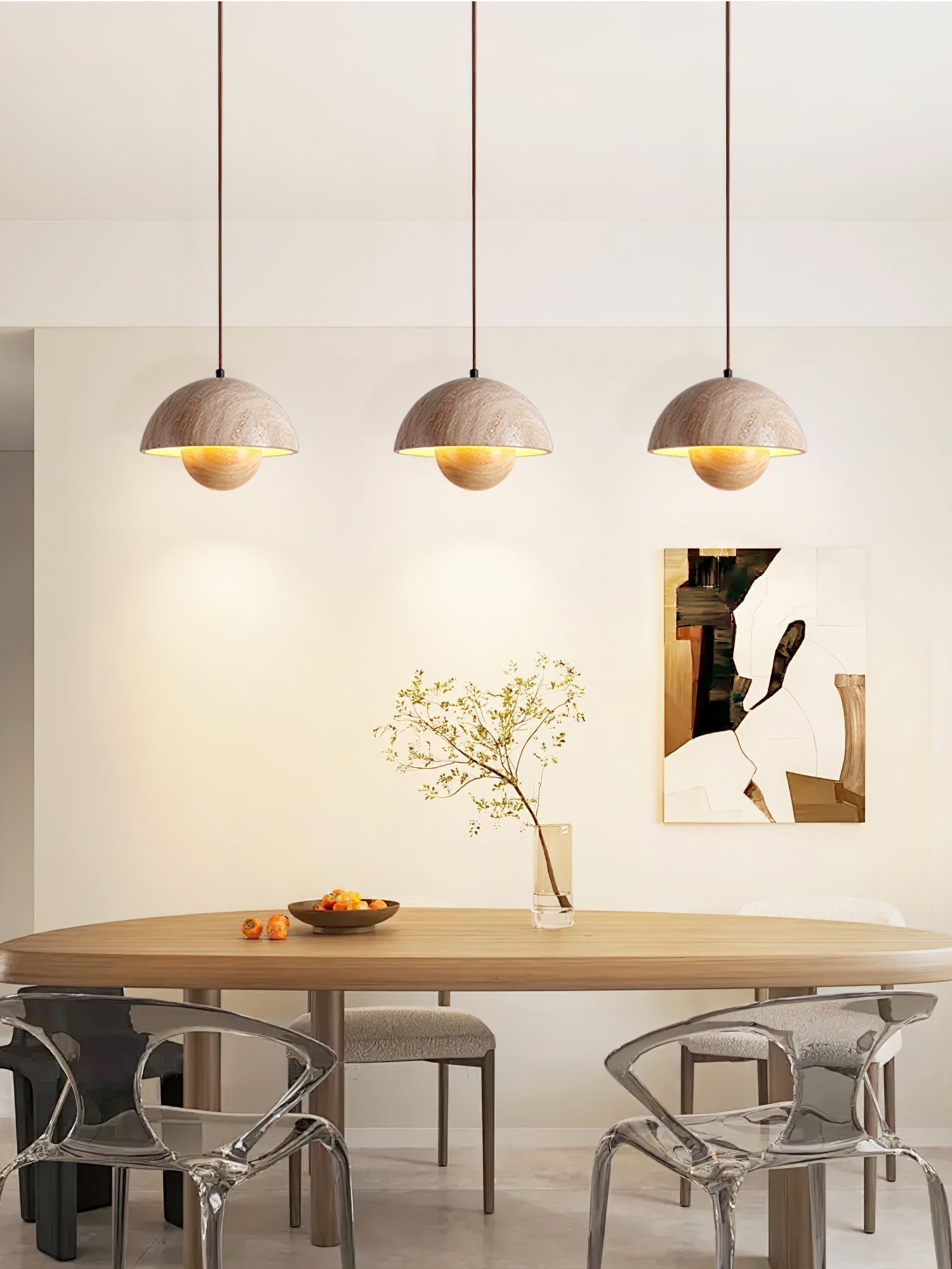 Ersile Travertine Pendant Light - Letslighting