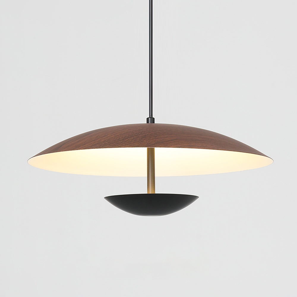 Zephy Suspension Dôme Traditionnelle. Bois/Marron. Salon/Salle à Manger - Neutralighting