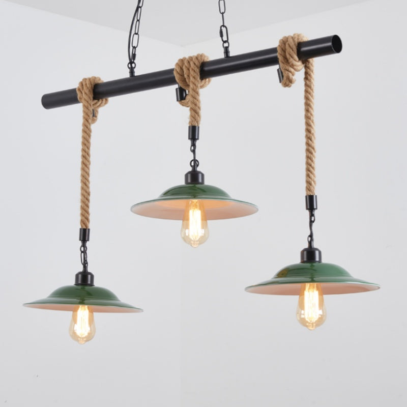 Epoch Vintage LED Suspension Vert Métal Cuisine/Salon/Salle À Manger - Neutralighting
