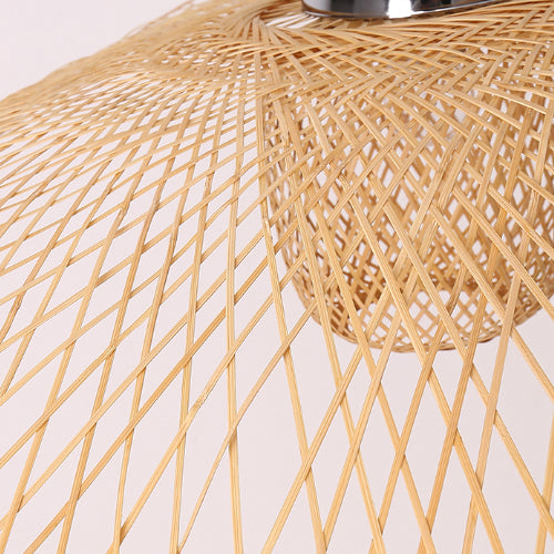 Ritta Suspension Rond Vintage, Bambou/Bois, Bois, Salon - Neutralighting
