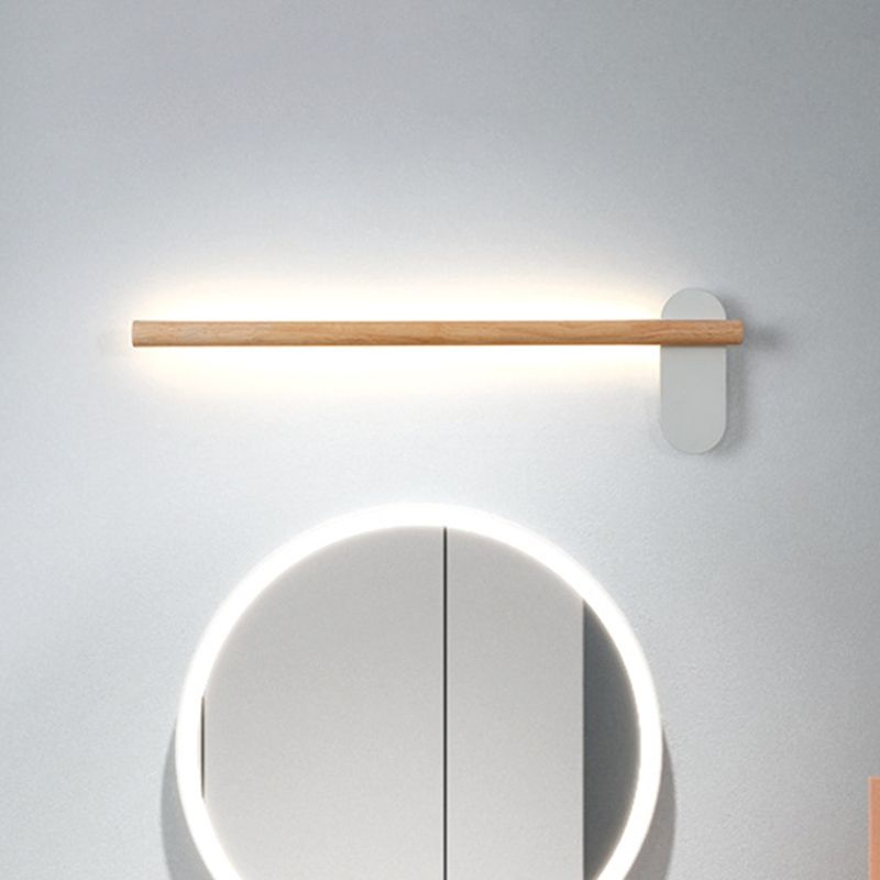 Muto Applique Miroir Linéaire Naturelle, Bois, Chambre à Coucher - Neutralighting