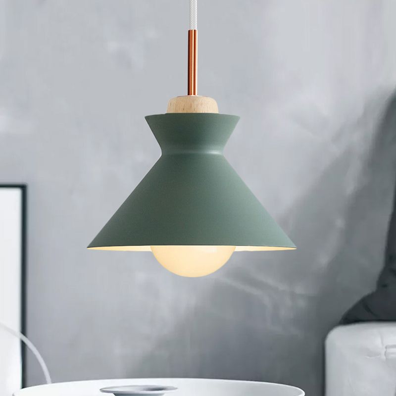 Valentina Moderne Luminaires Suspensions Dôme Simple Métal Jaune/Gris/Vert Cuisine/Salon/Salle à Manger - Neutralighting