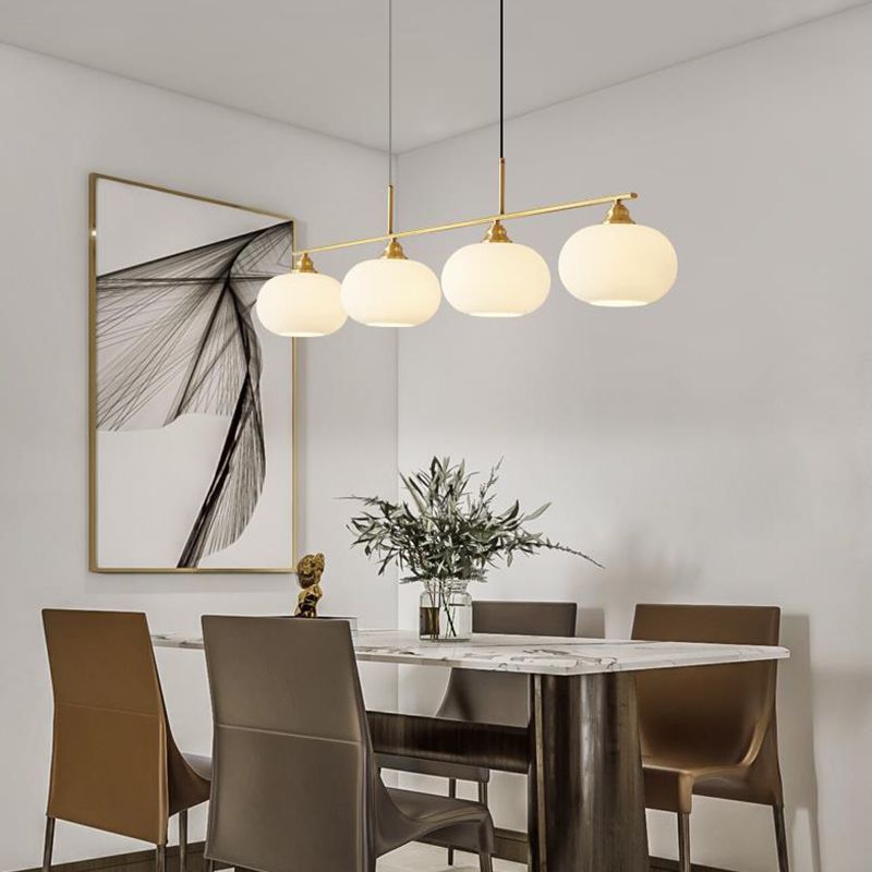 Valentina Suspension Multi Moderne, Métal/Verre, Noir/Or, Salon - Neutralighting