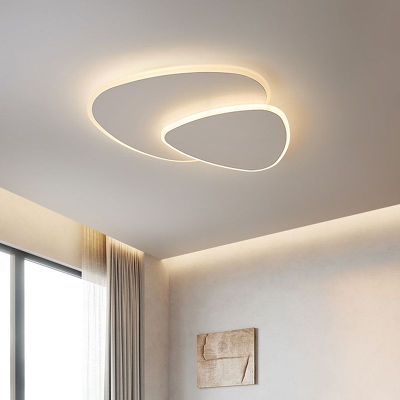 Zeno Plafonnier Triangle Moderne Blanc Salon - Neutralighting