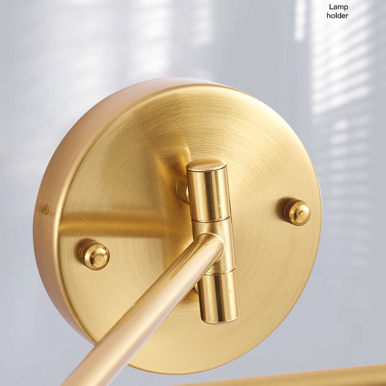 Arisha Applique Orientable Géométrique Moderne, Métal, Noir/Or, Chambre - Neutralighting