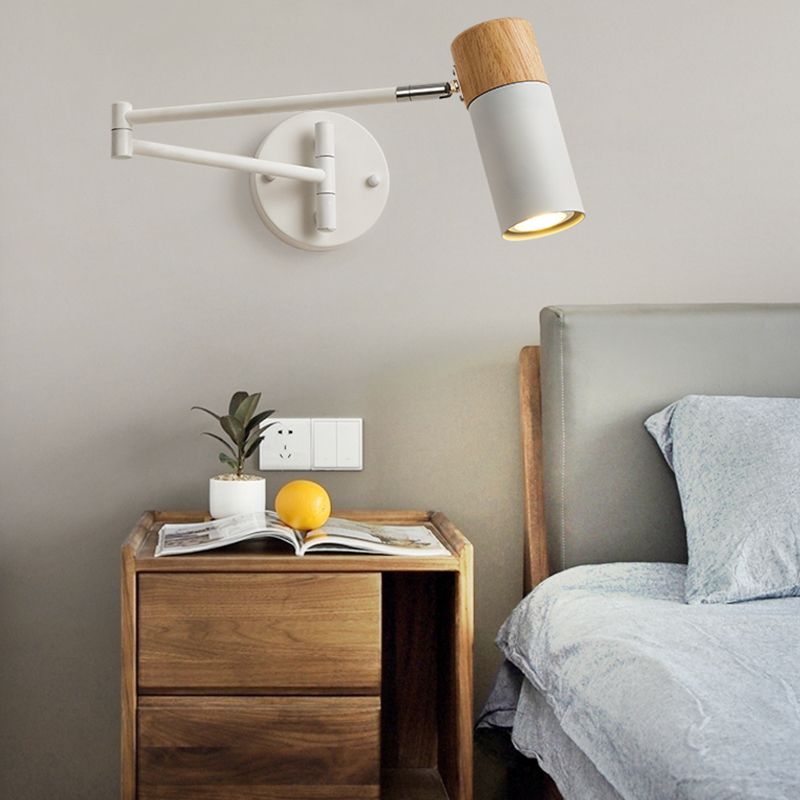 Muto Applique Murale Moderne, Metal, Blanc, Chambre - Neutralighting