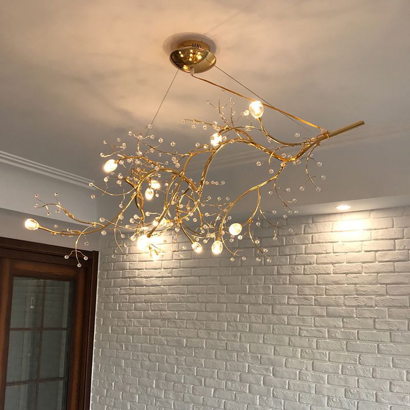 Olivia Art Suspension Cristal Salon Chambre à Coucher - Neutralighting