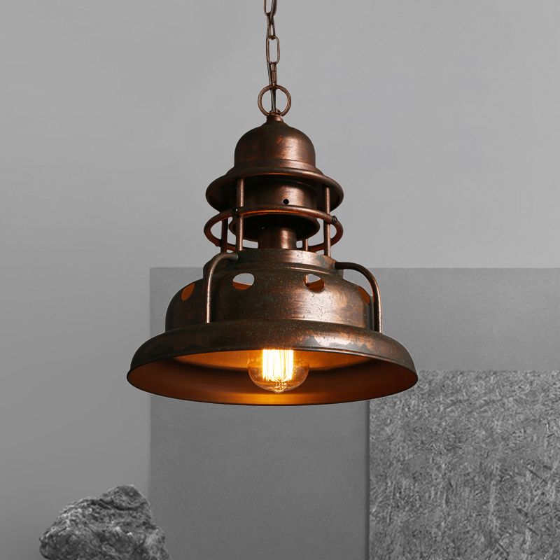 Silva Industrielle Design Luminaires Suspensions Dôme Rétro Métal Salle à Manger/Chambre - Neutralighting