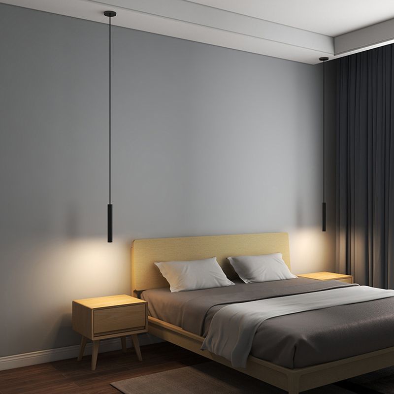 Filo Suspension Cylindre Industriel Chambre à Coucher - Neutralighting