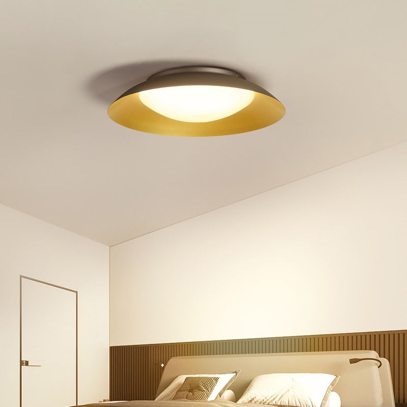 Arisha Moderne Plafonnier Bol Moderne Métal Laiton Salon - Neutralighting