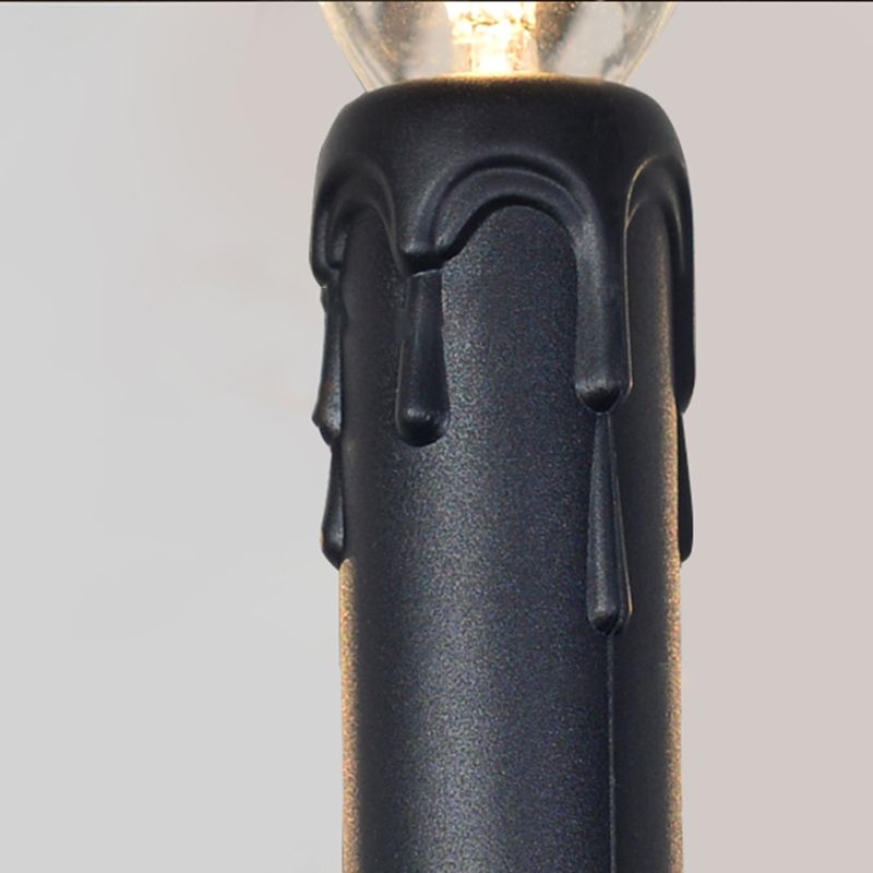 Sliva Lustre Lanterne Retro, Metal/Verre, Blanc/Noir, Salon - Neutralighting