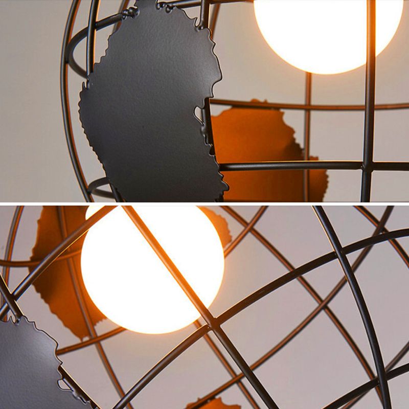 Silva Suspension Sphère/Multi Moderne, Métal, Noir/Blanc, Salon - Neutralighting