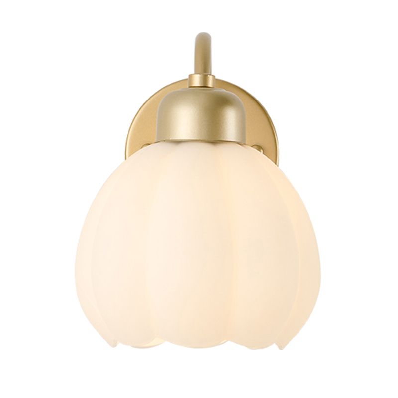 Arisha Applique Murale Fleur Rustique, Métal/Verre, Chambre - Neutralighting